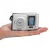 BC R2048 AM FM Battery Operated Portable Pocket Radio Best Reception Longest Lasting Mini Radio For Emergency Hurricane Walking silver