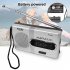 BC R21 Portable AM FM Radio Battery Operated Pocket Radio Longest Lasting Best Reception For Senior Home silver
