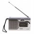 BC R22 AM FM Battery Operated Portable Pocket Radio Louder Speaker Stereo Sound Radios Player For Senior Home White