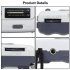 BC R28 AM FM Radio Telescopic Antenna Radio Speaker Battery Operated Portable Radio Best Reception For Elder Home silver