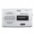 BC R28 AM FM Radio Telescopic Antenna Radio Speaker Battery Operated Portable Radio Best Reception For Elder Home silver