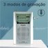 BC R60 Pocket Radio AM FM Battery Operated Portable Radio With Telescopic Antenna Earphone Jack For Indoor Outdoor silver