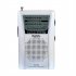 BC R60 Pocket Radio AM FM Battery Operated Portable Radio With Telescopic Antenna Earphone Jack For Indoor Outdoor silver