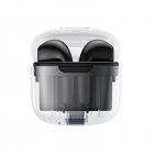 BD02 Wireless Earbuds In-Ear Earphones With Clear Calling Transparent Charging Case For Cell Phone Computer Laptop Sports black
