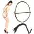 BDSM Bondage Restraints Stainless Steel Sm Ring With Whip flogger  Sex Slave Torture Game Stimulation Sex Toys