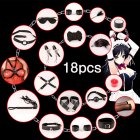 BDSM Restraints Game Bondage Kit Handcuffs Ankle Cuffs Blindfold Rope Sex Toys for Adults 18pcs