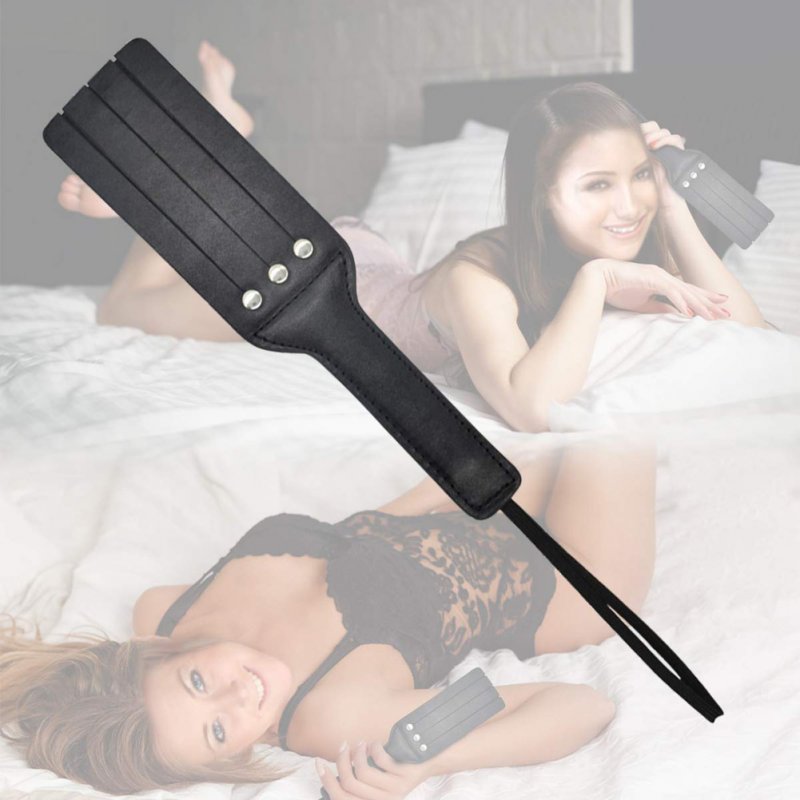 Wholesale BDSM Sex Toy PU Leather Spanking Paddle for Adult Couple