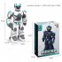 BG1532 Remote Control Robot Rechargeable Smart Voice Gesture Induction Children Programming Machine Model Toy White  English 