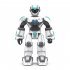BG1532 Remote Control Robot Rechargeable Smart Voice Gesture Induction Children Programming Machine Model Toy White  English 
