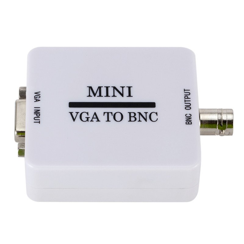 Mini HD VGA to BNC Video Converter Box Composite VGA to BNC Adapter Conversor Digital Switcher Box for HDTV Monitor 