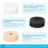BLK E001 Face Cleansing Instrument Blackhead Beauty Brush 3 In 1 IP65 Waterproof Rechargeable Machine White
