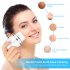 BLK E001 Face Cleansing Instrument Blackhead Beauty Brush 3 In 1 IP65 Waterproof Rechargeable Machine White