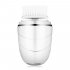 BLK E001 Face Cleansing Instrument Blackhead Beauty Brush 3 In 1 IP65 Waterproof Rechargeable Machine White