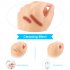 BLK E001 Face Cleansing Instrument Blackhead Beauty Brush 3 In 1 IP65 Waterproof Rechargeable Machine White