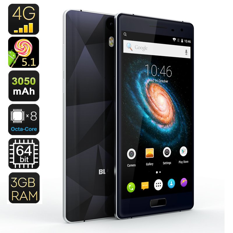 BLUBOO Xtouch 5 Inch Smartphone (Black)