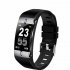 BM08 Smart Bracelet Sports Heart Rate Blood Pressure Sleeping Quality Monitoring Notification Push Watch blue