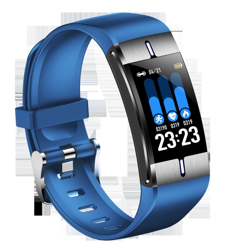 BM08 Smart Bracelet Sports Heart Rate Blood Pressure Sleeping Quality Monitoring Notification Push Watch blue