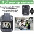 BOBLOV HD66 02 64GB HD 1296P Mini Camcorder Security Body Camera Night Vision Video Recorder  WIFI GPS  remote control version  64G 