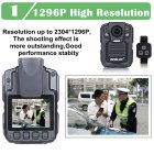 BOBLOV HD66 02 64GB HD 1296P Mini Camcorder Security Body Camera Night Vision Video Recorder  GPS version  64G 