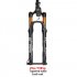 BOLANY MTB Front Fork 27 5 29inch Suspension Fork Lock Straight Tapered Magnesium Alloy Thru Axle Bicycle Accesorios 29 inches as shown