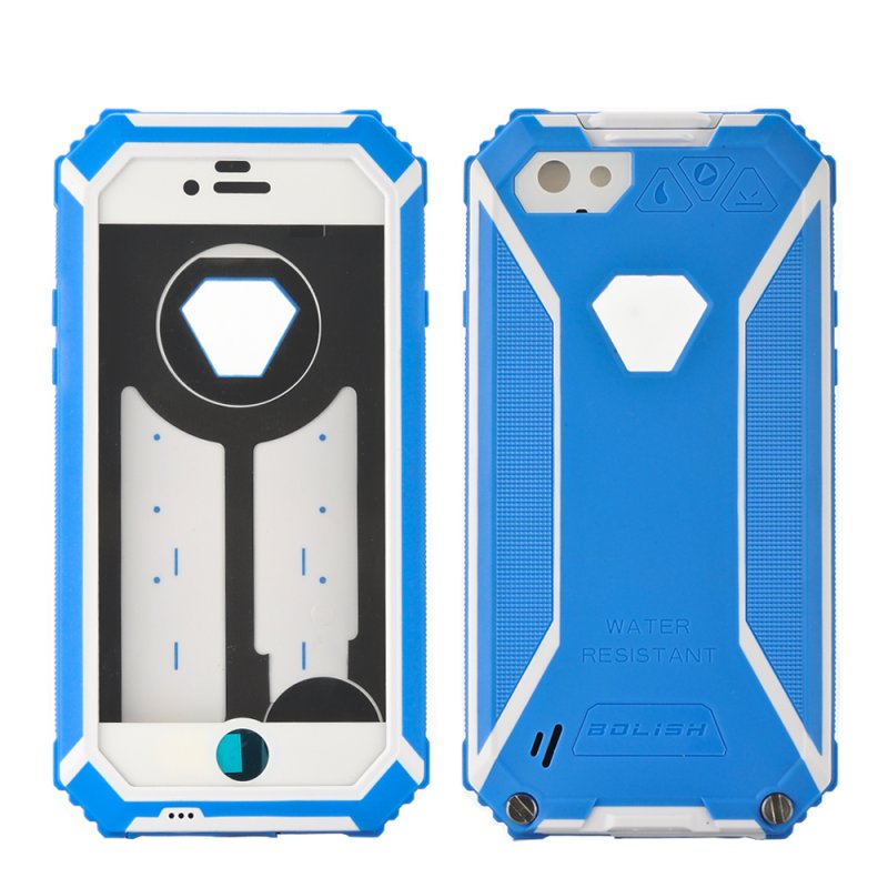 Waterproof iPhone 6 Rugged Case (Blue)