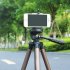 BQ2D04 3130 Protable Camera Tripod Bracket Stand with Rocker Arm for Canon Nikon Sony DSLR Camera Camcorder Tripod Gold