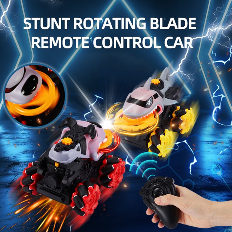 2.4G Stunt RC Car Electric Rotating Blade Stunt Remote Control Car For Boys Girls Christmas Birthday Gifts dog