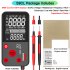 BSIDE ADMS9CL Digital Multimeter 9999 Counts Large Screen Display Portable Automatic Ohm Amp Tester