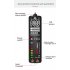 BSIDE Dual mode Multimeter Adms1cl Smart Large screen Display Multimeter with Electroprobe ADMS1CL