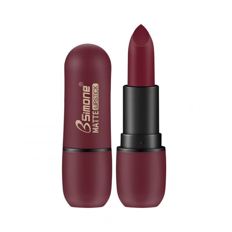 BSIMONE waterproof matte lipstick lasting matte velvet lipstick 04#Berry color