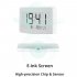 BT4 0 Wireless Smart Electric Digital Indoor Outdoor Hygrometer Therometer Clock Tools Set white