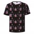 BTS 3D Digital Printed Shirt Loose Casual Leisure Short Sleeves Top for Man 3Db XL