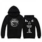 BTS Bangtan Boys Black Hoody Sweater Pullover  BTS Cap  XL 