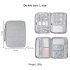 BUBM Portable Electronic Accessories Travel Case Organizer Carry Bag for Cables USB Flash Drive  Single layer mesh bag   black