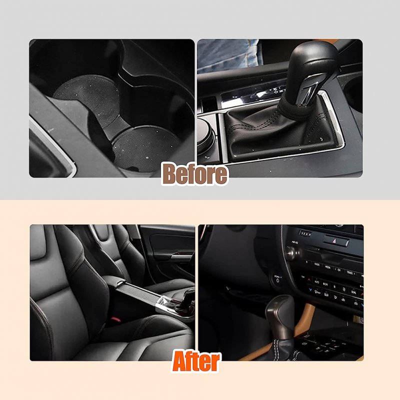 Car Detailing Brushes Auto Interior Soft Hair Brush Curved Design Dust Clean Brushes Collectors For Engine Dashboard 