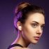 BY 8 Wireless Earbuds Noise Canceling Earphones Sleeping Headphones With Lanyard For Smart Phone Computer Laptop black