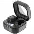 BY18 Tws Wireless Bluetooth Headphone Touch Control Noise Reduction Digital Display In ear Sports Headset black