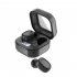 BY18 Tws Wireless Bluetooth Headphone Touch Control Noise Reduction Digital Display In ear Sports Headset black