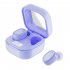 BY18 Tws Wireless Bluetooth Headphone Touch Control Noise Reduction Digital Display In ear Sports Headset white