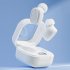 BY18 Tws Wireless Bluetooth Headphone Touch Control Noise Reduction Digital Display In ear Sports Headset white