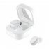 BY18 Tws Wireless Bluetooth Headphone Touch Control Noise Reduction Digital Display In ear Sports Headset white