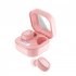 BY18 Tws Wireless Bluetooth Headphone Touch Control Noise Reduction Digital Display In ear Sports Headset pink