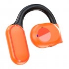 BY99 Wireless Earpiece OWS V5.3 Wireless Handsfree Headset Single-Ear Ultralight Business Earphone For Office Driving orange