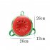 Baby Backpack Nylon Pvc Waterproof Cartoon Fruit Shape Cute Snack Bag watermelon