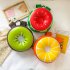 Baby Backpack Nylon Pvc Waterproof Cartoon Fruit Shape Cute Snack Bag Kiwi