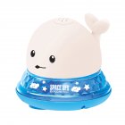 Baby Bath Toys For Boys Girls Electric Induction Water Spray Toddlers Bathtub Bathtime Toys Birthday Gifts White whale + electric base