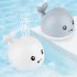 Baby Bath Toys For Boys Girls Electric Induction Water Spray Toddlers Bathtub Bathtime Toys Birthday Gifts Grey Dolphin   Electric Base
