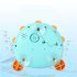 Baby Bath Toys Puffer Music Bubble Machine Electric Automatic Bubble Spitting Water Spray Toy red