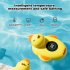 Baby Bath Tub Water Thermometer Digital Water Baby Bath Temperature Meter Floating Duck Toy Water Temperature Thermometer Safety Infant Toddler Bathtub Pool yel