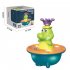 Baby Bathing Water Spray Toys Cute Rotating Sprinkler Crocodile Toy With Light Music Gifts For Boys Girls random color